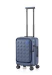 Samsonite Red TOIIS M Expandable 55 Cms Small Cabin Polycarbonate Hard Sided 8 Wheel Spinner Luggage/Suitcase/Trolley Bag (Navy Havana) (Double Wheel), Blue