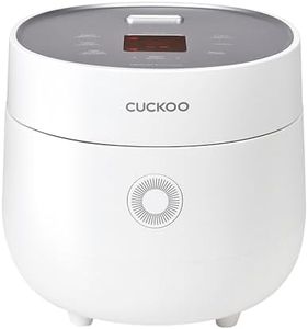 CUCKOO Micom Rice Cooker 6-Cup Uncooked / 12-Cup Cooked with Nonstick Inner Pot, Versatile Rice Maker with 9 Menu Options, Fuzzy Logic Technology, Auto Clean, Quick Rice Mode, White (CR-0675FW)