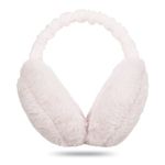 Draftor Women Earmuffs,Winter Ear Muffs Adjustable Faux Fur Ear Warmer Warm Windproof Plush Earmuffs Foldable For Men Girl Thanksgiving