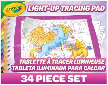 Crayola Light Up Tracing Pad - Pink, Writing & Drawing Art Kit for Kids, Kids Toys & Games, Tracing Light Box, Easter Gifts for Girls & Boys, 6+ [Amazon Exclusive]