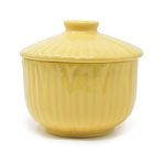 The Himalayan Goods Company - Designer Stoneware Ceramic Bowl with Lid (500ml, Golden Rod Yellow)