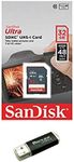 Sandisk 32GB SD SDHC Flash Memory Card For NINTENDO 3DS N3DS DS DSI & Wii Media Kit Nikon SLR Coolpix Camera Kodak Easyshare Canon Powershot Canon EOS comes with bonus SD/TF USB Card Reader