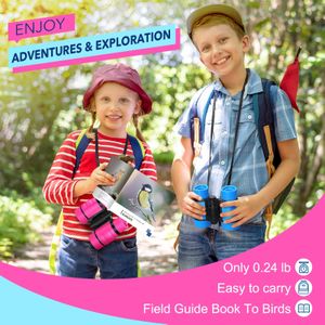 Kids Binoculars for Girls Ages 3-9 – Lightweight Outdoor Toy
