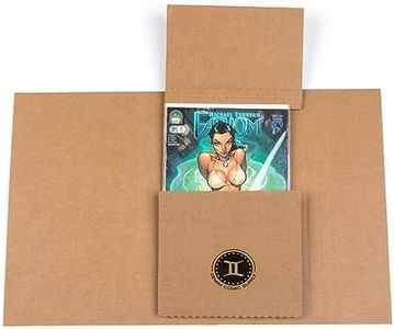 Gemini Comic Supply Brown Comic Book Mailers | 10.75x7.5x1 Inch - Pack of 135 | Easy Fold, Stay Flat, Crush Proof, Rigid Mailers