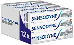 Sensodyne Whitening Sensitive Toothpaste, Daily Care Gentle Whitening, 75 ml, Pack of 12