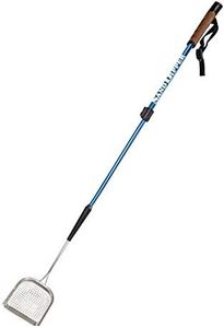 Sand Dipper Square Cat Scoop - Stainless Steel Long Adjustable Handle Cat Litter Scoop, 29" to 41" Reach (Mid-Adjustable)