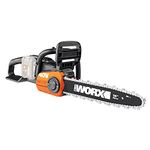 WORX WG384E.9 36V (40V Max) Dual Battery Cordless Brushless Chainsaw - (Tool only - Battery and Charger Sold Separately), Black, 35 cm