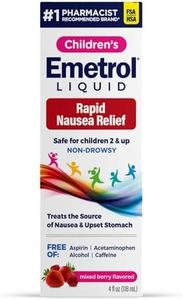 Emetrol Children's Non-Drowsy Nausea Relief - Liquid Nausea Medicine for Upset Stomach - Nausea Relief for Kids - Mixed Berry Flavor - 4fl oz
