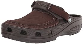 Crocs Men's YukonVIILRCgM Clog (Brown, M10)