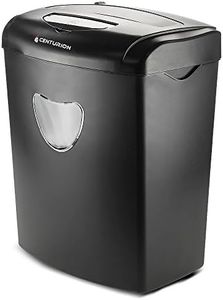 Centurion Office Combo Paper Shredder 21L Cross Cut 10 Sheets Cds Credit Cards