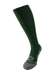 Optimum Classico Sports Socks - Moisture-Wicking, Breathable, Cushioned for Football, Rugby, Athletics - Lightweight, Quick-Dry Bottle Green, Junior (3-6)