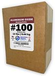 Aluminum Oxide - 12 LBS - Sand Blasting Abrasive Media for Sandblasters, Sandblast Guns and Blast Cabinets (#100 Grit (Medium))