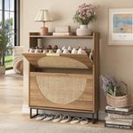 Maupvit Rattan Shoe Storage Cabinet