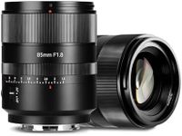 7artisans AF85mm f1.8 Full Frame Portrait Automatic Lens Compatible for Leica/Panasonic/Sigma L Serise Camera(Black)