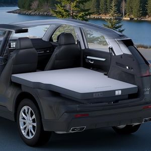 Havnby AutoLevel 4” Foam SUV Air Mattress for Honda CRV – Flat Backseat Camping Bed with Built-in Pump, Slope-Cancel Design, Waterproof TPU Surface – Ideal for Road Trips & Car Sleeping (CR-V Hybrid)