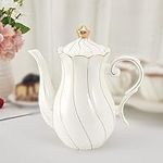 DUJUST British Style Porcelain Teap