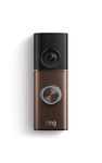 Ring Wired Doorbell Pro, (Newest Model) — Retinal 4K with wide-angle video, 10x Enhanced Zoom, and Low-Light Sight, Polished Mocha