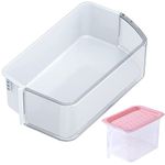 Rimous DA97-12650A Refrigerator Door Bin Replacement (Right) Door Shelf Bin Door Bin Basket for Samsung Refrigerator DA63-07104A, DA63-06963A, AP5620330, 2692337, Come with Food Storage Container