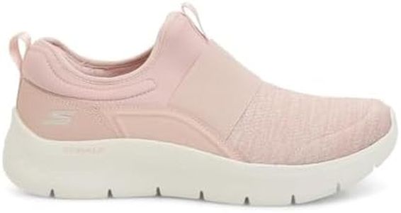 Skechers Womens Go Walk Flex - Vasan Walking Shoes Vegan Air-Cooled GOGA Mat Breathable Insole with High-Rebound Cushioning Pink - 4 UK (124968)