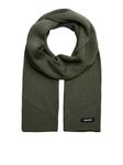 JACK & JONES Men's Knit Scarf Fashion Neck Wrap Cosy Soft Timeless Winter Scarf, Colours:DarkGreen, Größe Accessoires:One Size