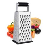 Armo® Stainless Steel Heavy Duty Cheese Grater 4 Sided Vegetable Cheese Food Grater
