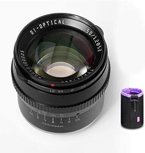 TTartisan 50mm F1.2 APS-C Large Aperture Manual Focus Fixed Lens Compatible with Fuji X-Mount Camera