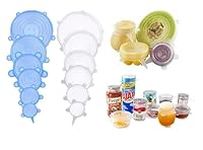 6 Packs Silicone Stretch Lids Food 