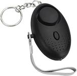 Safe Sound Personal Alarm for Women - 140dB Police Approved Loud Security Alarms Keychain with LED Light - Self Defence Emergency Alarm Device - |Elderly Women Kids Safety Survival Tool (Black)