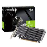 MAXSUN Nvidia GeForce GT 710 1GB Low Profile Ready Small Form Factor Video Graphics Card GPU Support DirectX12 OpenGL4.5, Low Consumption, VGA, DVI-D, HDMI, HDCP, Silent Passive Fanless Cooling System