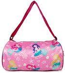 ANNACREATIONS Stylish Mermaid Duffle Sports Dance Gymnastics Sports Gym Bag, Kids Travel Bag For Girls (Style 1, Synthetic, 20.5 Cm, Pink)