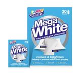 Mega - Pack of 2 Whitener for White Clothes, 20pk Laundry Sheets, Clothes Whitener, Laundry Whitener - Ultimate Solution for Your Laundry Needs