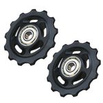 2 x 13T Bicycle Gear Mech Pulley Jockey Wheels Cycling Derailleur Jockey Wheels Rear Wheel Pulleys Speed Derailleur for Most Bicycles