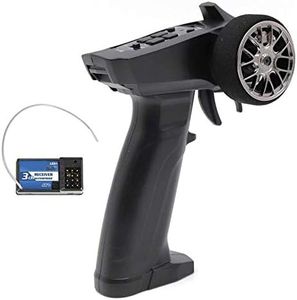 ZHITING Turbo Racing 91803G-VT 2.4GHz 3CH Radio émetteur 3 Canaux Télécommande avec récepteur pour Bateau de Voiture RC
