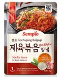 Sempio Gochujang Bulgogi Sauce (75g) - Authentic Korean Cuisine at Home. Sweet, Savory & Spicy Marinade for Pork Stir-Fry.