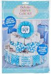 Amscan Baby Shower Deluxe Diaper Cake Kit, Blue