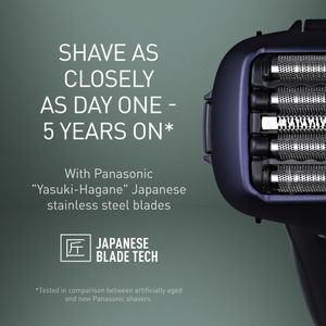 Panasonic 5-Blade Electric Shaver – Wet & Dry Men's Razor