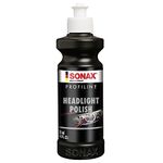 SONAX PROFILINE Headlight Polish 250 ml | Special Abrasive Polish for Restoring Yellowed & Matt Plastic Headlights | Increases Clarity, Luminous Efficiency for Safe Drive | Front & Rear Application