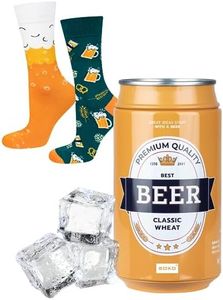 soxo Cerveza Calcetines Hombre Divertidos Algodon Regalos Originales Regalo Hombres 40-45 Classic Wheat 1 Par