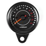 OBEROI's TRADERS Motorcycle Analog Rpm Speedometer With Led Backlight Universal For All Bikes