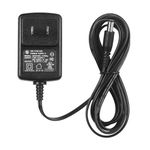 Security-01 9V 1A Power Supply Adapter, DC Jack Center Negative, Plug 5.5mm x 2.1mm, for Effects Pedals, Piano Keyboards, Label Makers and more,6.8FT Cord,UL Listed