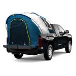 NEH Truck Bed Tent, Pickup Truck Tent, Truck Camping Tent for 2 Adults, Tent for Tailgate w/Rainfly & Storage Bag, Fits Full Size Trucks with Long Bed, 96"-98" (8'-8.2') - Gray & Blue