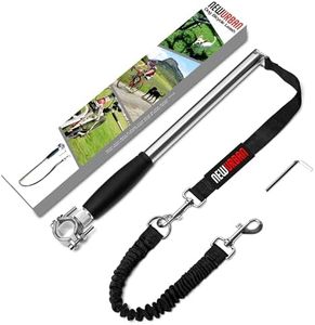 NEWURBAN - Dog Bike Leash - Easy Installation Removal Hand Free Dog Bicycle Exerciser Leash for Exercising Training Jogging Cycling and Outdoor Safe with Pets