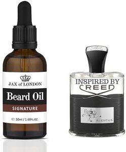 Jax of London Signature Beard Oil for Men 50ml, beard care oil, Beard growth oil for men, Consists of Vitamin E, Almond oil, Jojoba oil, Argan oil, Luxury scented beard oil, Men’s Cologne Fragrance
