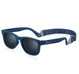 Nacuwa Baby Sunglasses - 100% UV Proof Sunglasses for Baby, Toddler, Kids - Ages 0-2 Years - Case and Pouch included (DeepBlue)