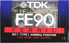 TDK FE90 Audio Cassette - LOW NOISE