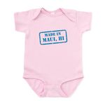 CafePress MADE IN MAUI Infant Bodysuit Cute Infant Bodysuit Baby Romper