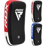 RDX Muay Thai Pad for Training Curved Kickboxing Kicking Strike Shield Coaching Kick Boxing, MMA, Martial Arts, Karate, Taekwondo Punching, Foot, Knee and Elbow Target (One Pad Only)