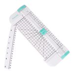 Paper Cutter,Portable Paper Trimmer,12 Inch Paper Slicer Scrapbooking Tool with Automatic Security Safeguard and Side Ruler for Craft Paper,A4 A5 Paper,Coupon, Label and Cardstoc (Green)