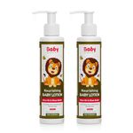 Baby Organo Ayurvedic Soothing Baby Body Lotion - Calm and Moisturize Dry, Itchy Skin with Gentle, Non-Greasy Formula, Suitable for Newborns and Infants 200ml Combo