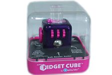 Zuru Fidget Cube by Antsy Labs - Custom Series (Glitter Purple) Purple Fidget Cube with Pink Accents